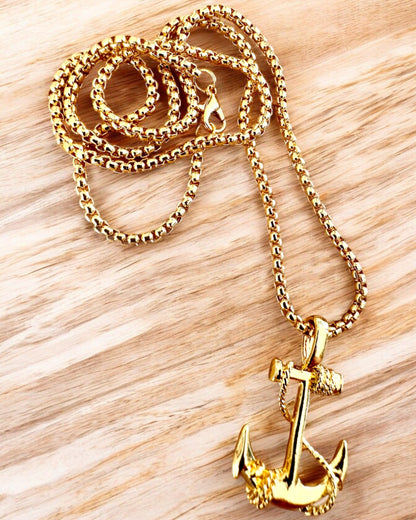 "Kotwica Determinacji - Amulet Morski", halsband, möjlighet till personlig gravyr som present, 3 varianter att välja mellan