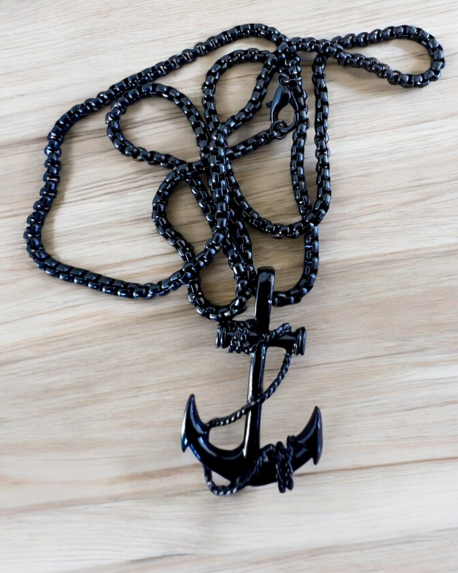 "Kotwica Determinacji - Amulet Morski", halsband, möjlighet till personlig gravyr som present, 3 varianter att välja mellan