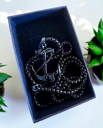 "Kotwica Determinacji - Amulet Morski", halsband, möjlighet till personlig gravyr som present, 3 varianter att välja mellan