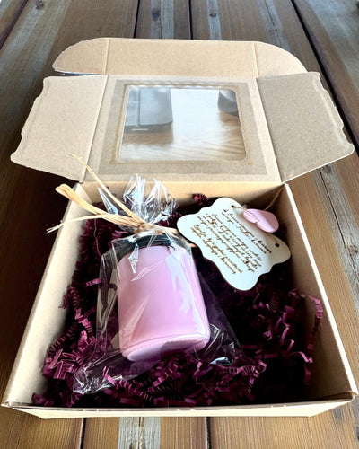 Intentionellt sojaljus Rosenkvarts – kärlek, harmoni och hjärtats lugn, 250 ml, möjlighet till personlig anpassning som present