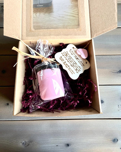 Intentionellt sojaljus Rosenkvarts – kärlek, harmoni och hjärtats lugn, 250 ml, möjlighet till personlig anpassning som present