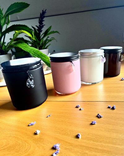 Intentionellt sojaljus Rosenkvarts – kärlek, harmoni och hjärtats lugn, 250 ml, möjlighet till personlig anpassning som present