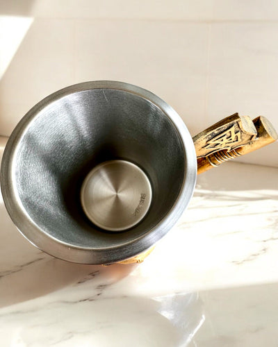 Karnawałowy Kufel Wojownika - 600 ml, 16 cm höjd, möjlighet till personlig gravyr som present