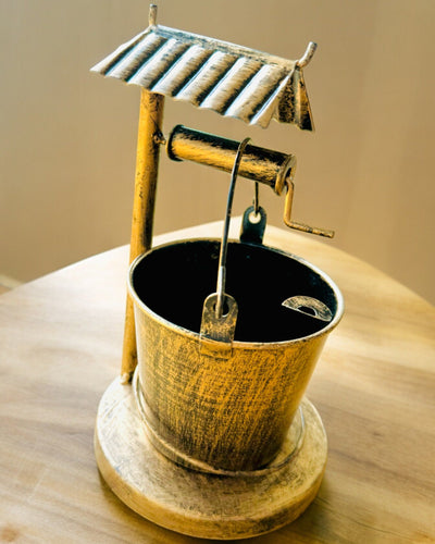 Stilfull Metallaskkopp "Rustic Charm" 19-23 cm hög, 8 varianter att välja mellan, gravyr på begäran