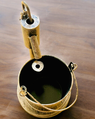 Stilfull Metallaskkopp "Rustic Charm" 19-23 cm hög, 8 varianter att välja mellan, gravyr på begäran