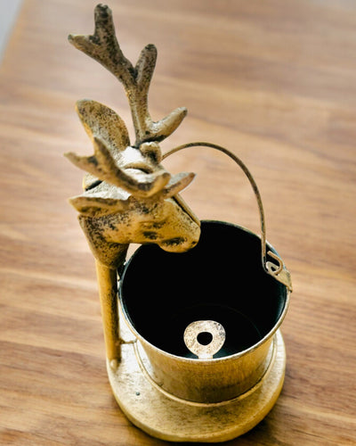 Stilfull Metallaskkopp "Rustic Charm" 19-23 cm hög, 8 varianter att välja mellan, gravyr på begäran