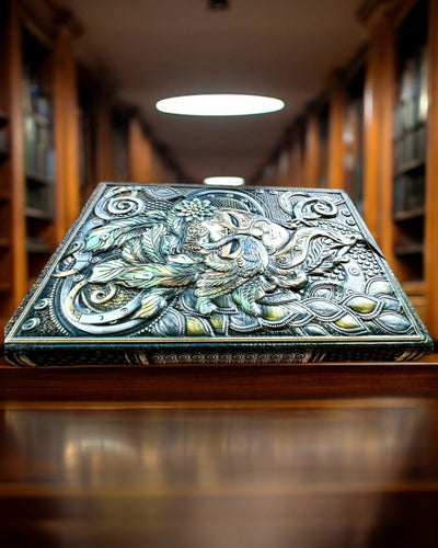 Artistisk anteckningsbok, anteckningsbok maskerad - A5, personalisering med gravyr som present