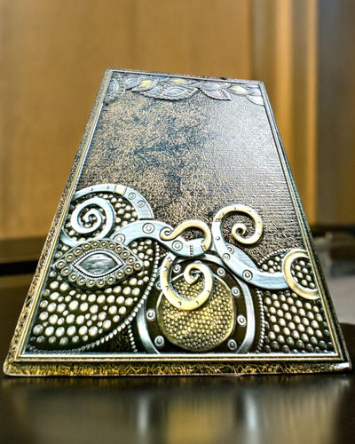 Artistisk anteckningsbok, anteckningsbok maskerad - A5, personalisering med gravyr som present