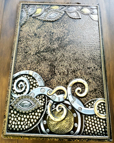 Artistisk anteckningsbok, anteckningsbok maskerad - A5, personalisering med gravyr som present