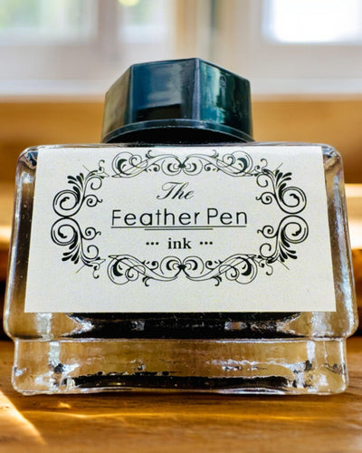 Presentset - Gåspenna Vinröd-Lila "Steampunk Elegans" med Graveringsmöjlighet, som present