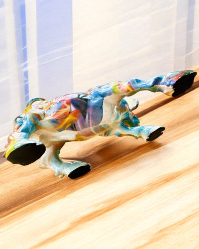 Dekorativ Skulptur Tjur "BullArt" – Unik Konst med Graveringsalternativ - 4 färgvarianter, för personlig present