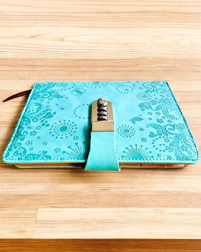 Exklusiv Anteckningsbok, PU-läder, A5 med Kodlås - "Secret Journal", personalisering med gravyr