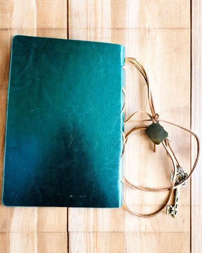 Vintage Anteckningsbok "Nyckel till det Förflutna" - Möjlighet till gravyr för present, anteckningsbok