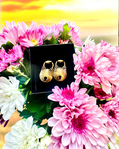 Miniatyr Kärlekslås - Set med 2 Graverade Retro Lås, personalisering för present