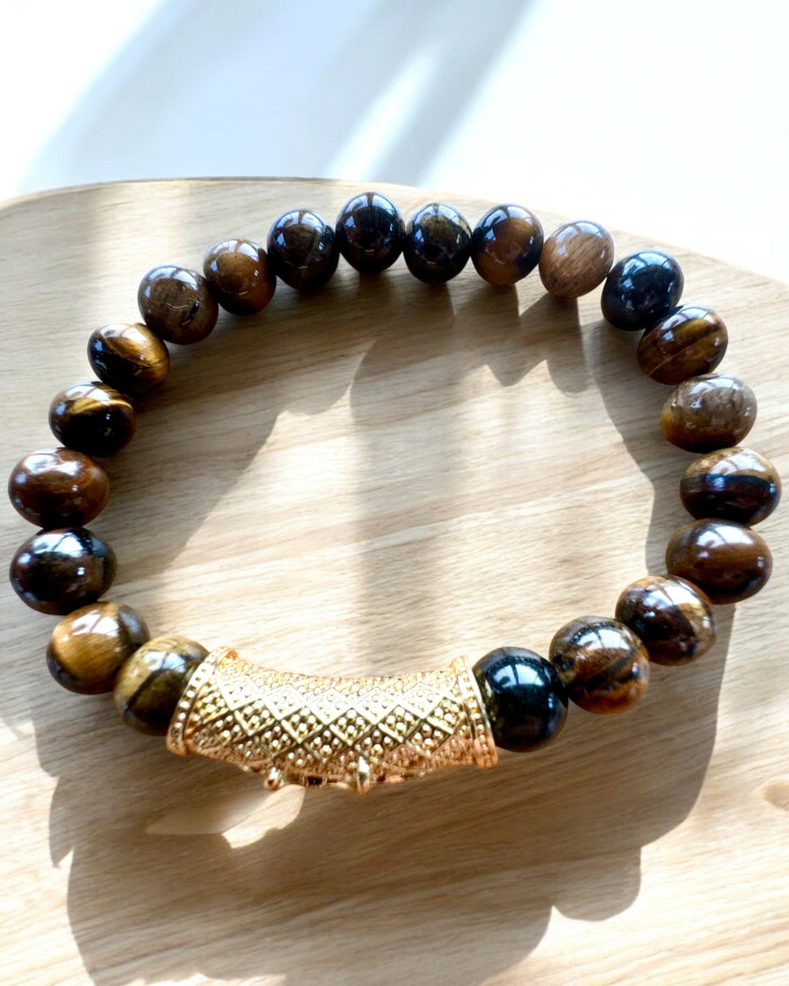 Set med 2 Armband "Golden Eye"