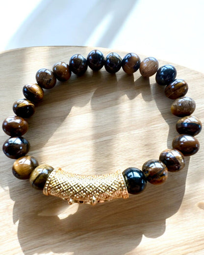Set med 2 Armband "Golden Eye"