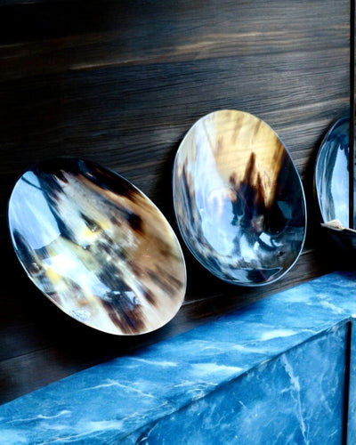 Skål Indiskt Horn - möjlighet till personlig gravyr som present