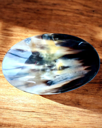 Skål Indiskt Horn - möjlighet till personlig gravyr som present