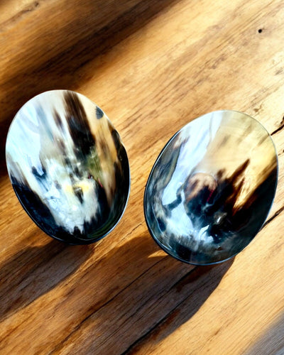 Skål Indiskt Horn - möjlighet till personlig gravyr som present