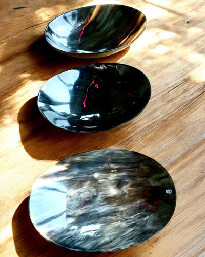 Skål Indiskt Horn - möjlighet till personlig gravyr som present