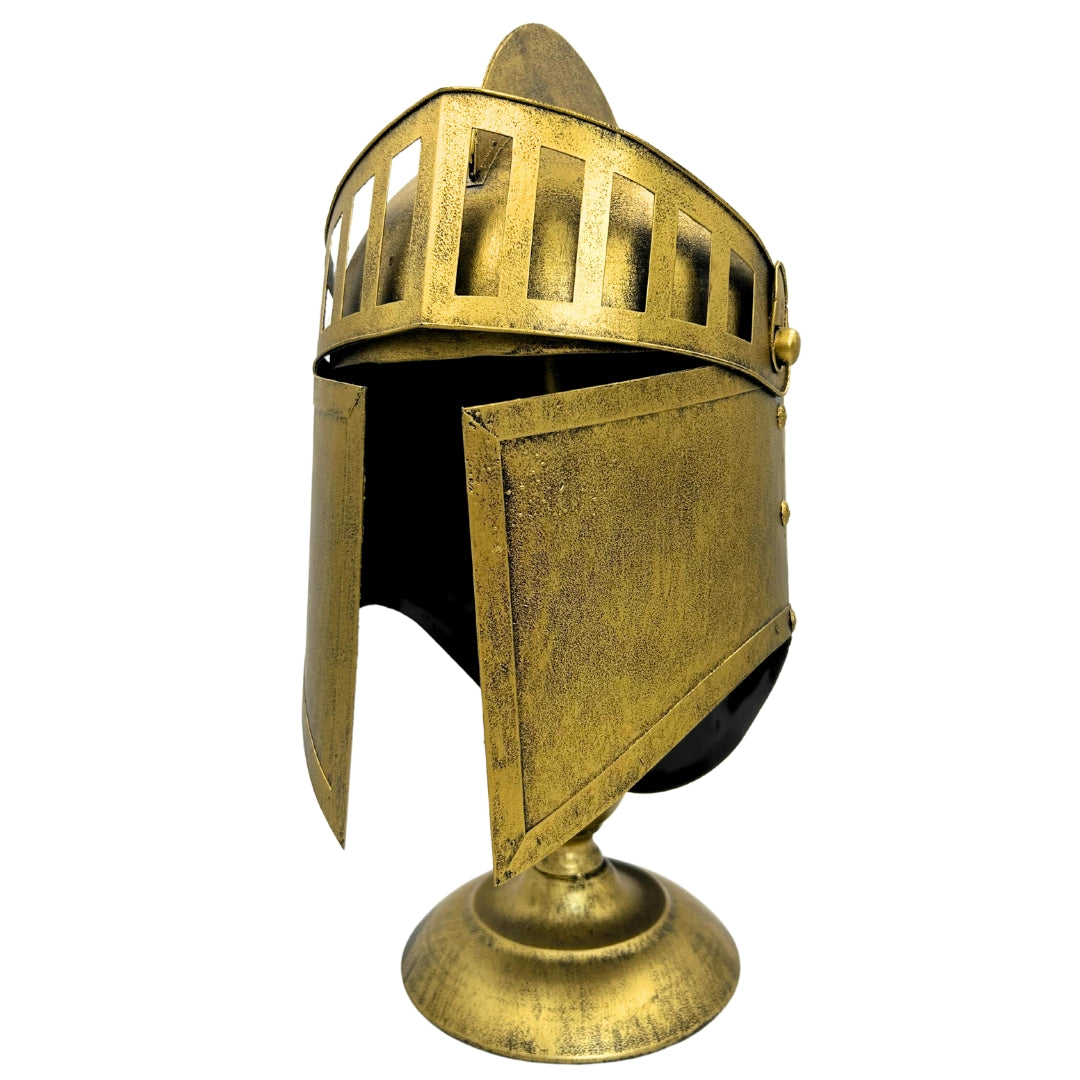 Grekisk dekorationshjälm retro – metallreplika – 6646A