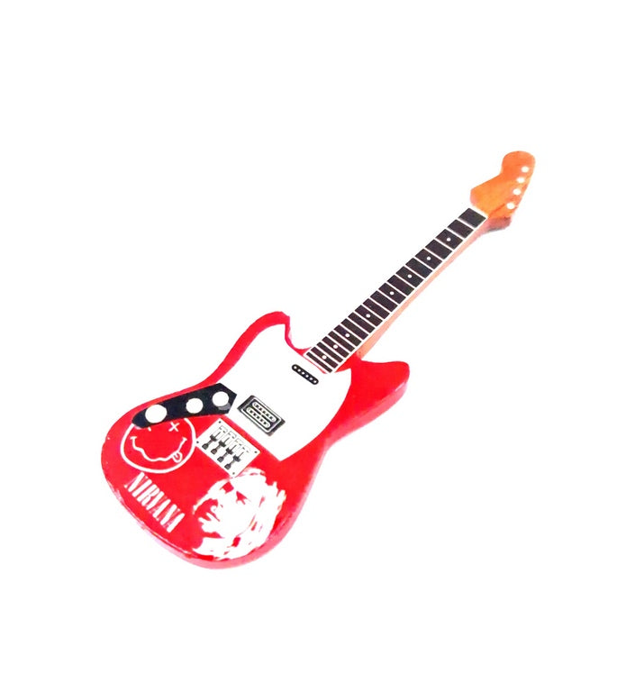 Kylskåpsmagnet gitarr Nirvana Kurt Cobain - 020877