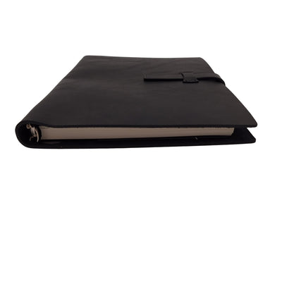 Elegant A5-läderanteckningsbok vintage retro med lås – dagbok/journal – EE4