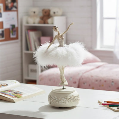 Speldosa Ballerina Snödrottningen Rörlig 23,5 cm – MP-19009