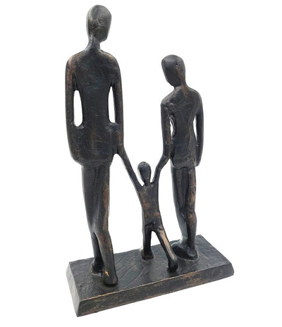 Familj med barn, dekorativ figur DI-FIG-022