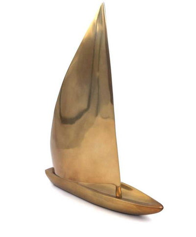 Stor segelbåtsmodell – aluminium – 39 x 30cm – N-3045