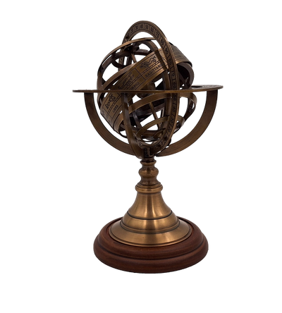 Astrolabium i mässing – höjd 21cm - AMG140