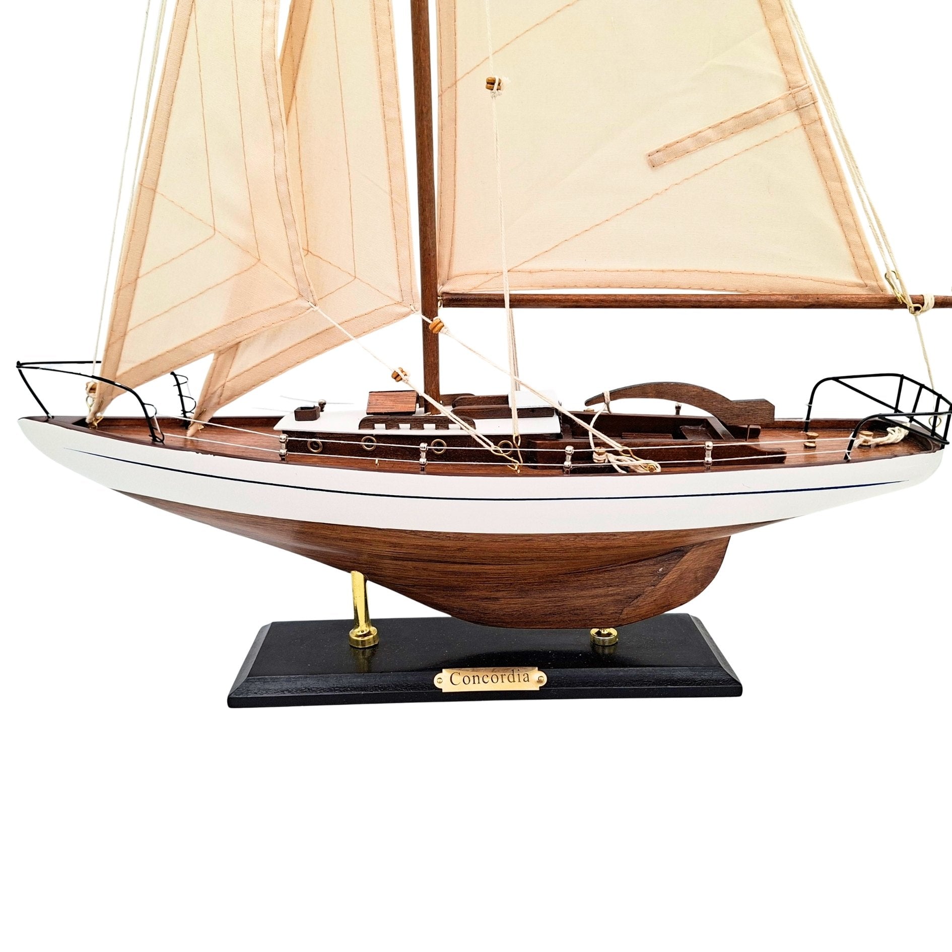 Modell av segelyacht - maritim dekoration 66 cm – 50445