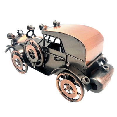 Metallmodell av retroautomobil, bildekoration vintage - Q87