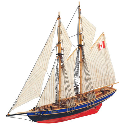 Bluenose II – skonare - trämodell för limning