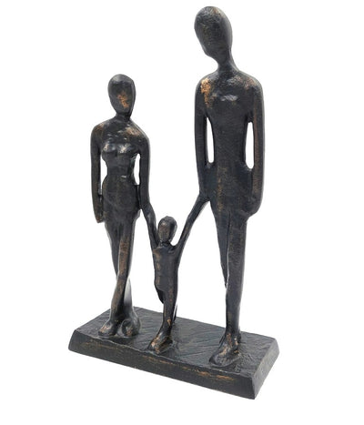 Familj med barn, dekorativ figur DI-FIG-022