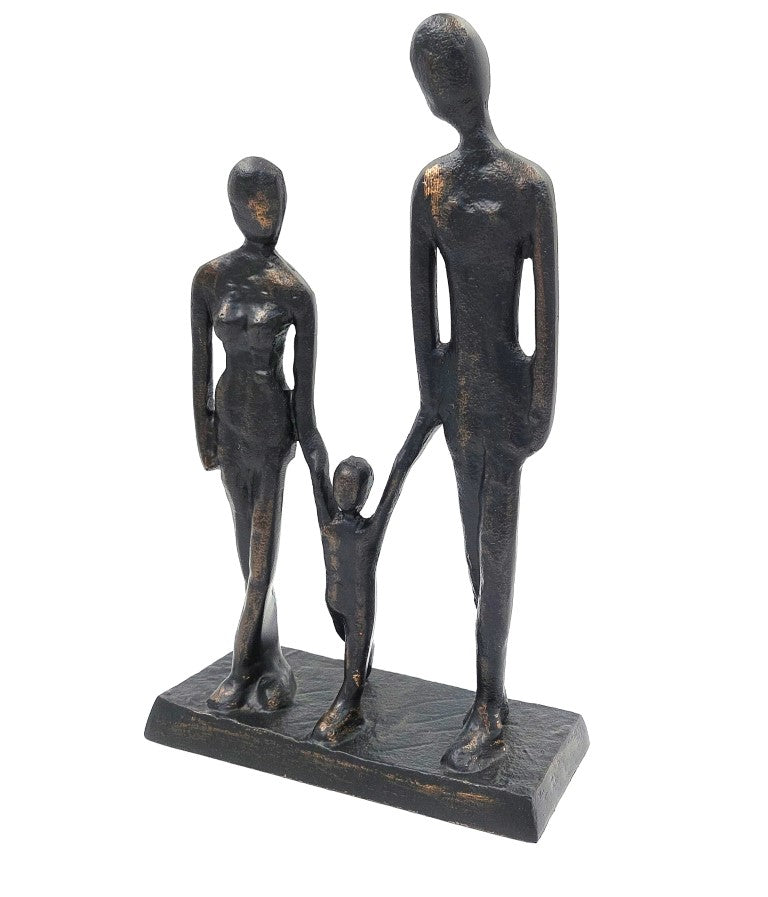 Familj med barn, dekorativ figur DI-FIG-022