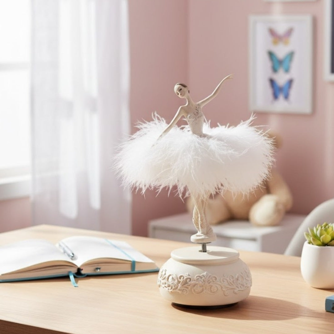 Speldosa Ballerina Snödrottningen Rörlig 23,5 cm – MP-19009