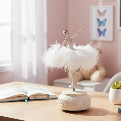 Speldosa Ballerina Snödrottningen Rörlig 23,5 cm – MP-19009