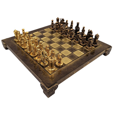 Exklusivt metallschack Byzantium 20x20 cm - S1CBRO