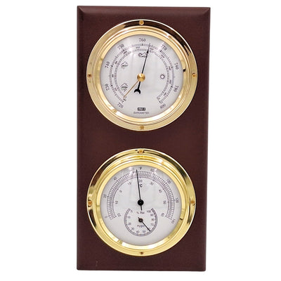 Väderstation med termometer, barometer och hygrometer, stor analog - 30.3915A