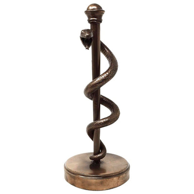 Asklepios stav figur present till läkare eller medicinare - 30 cm harts - MC-9634