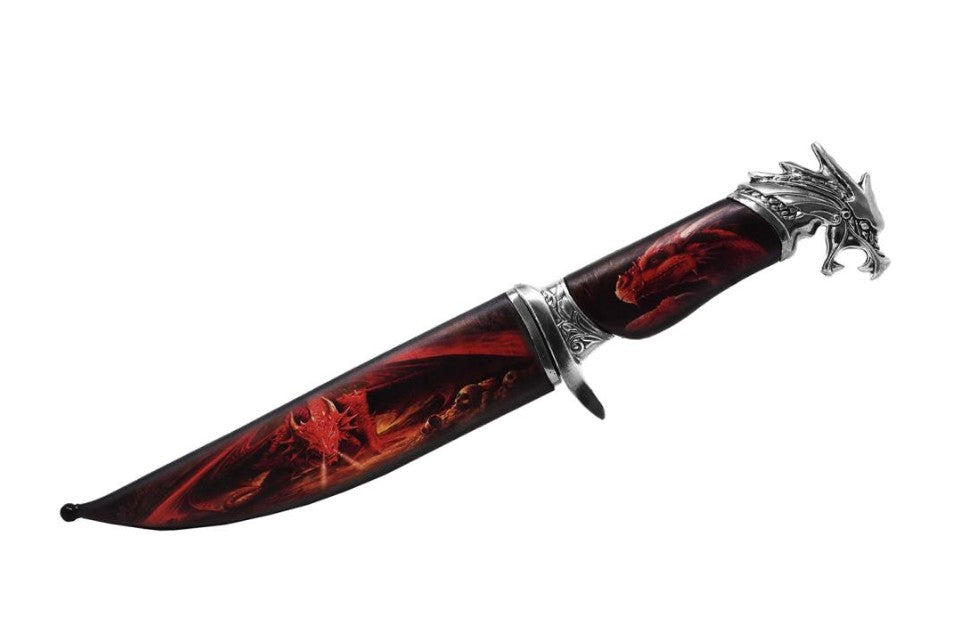 Dekorativ ståldolk - Drakhandtag - SW-189