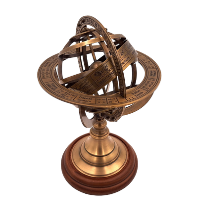 Astrolabium i mässing – höjd 21cm - AMG140
