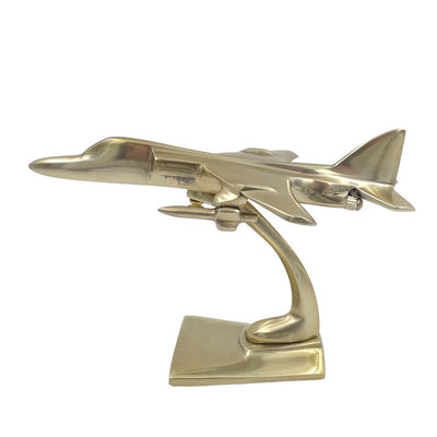 Metallmodell av Jaguar-stridsflygplan, present till pilot – JAG