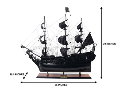 Svarta pärlan modell av piratskepp - Längd 89cm - BP80R