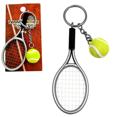 Sportnyckelring med tennisracket – present till tennisspelare - TRK-004