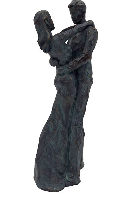 Dekorativ figur dansande par - present till bröllop årsdag – 43064
