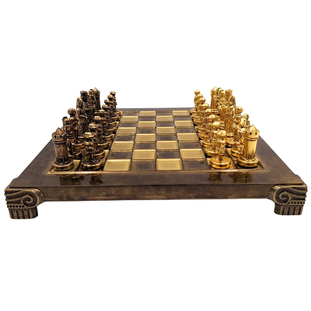 Exklusivt metallschack Byzantium 20x20 cm - S1CBRO