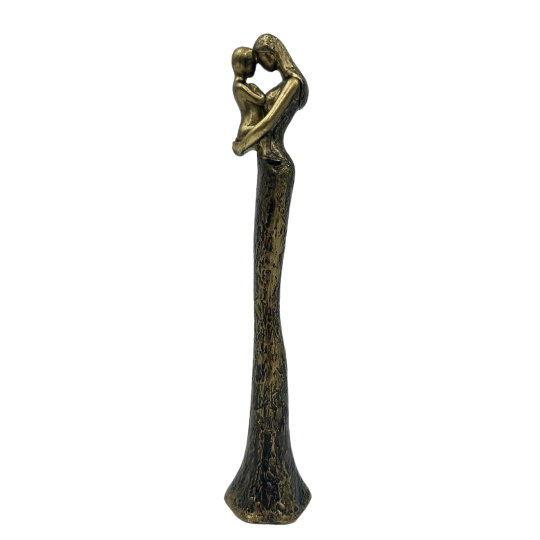 Modern figur, mor med barn - Symbol för familjen - Höjd 27cm - E43586