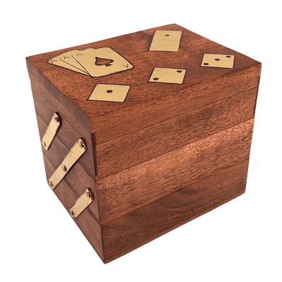 Elegant Spelset 3i1 - Kort Tärningar Domino - DNU-101